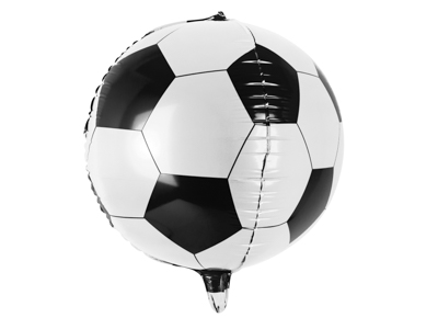 PD Foil Balloon Round Soccerball 1pkt 40CM 