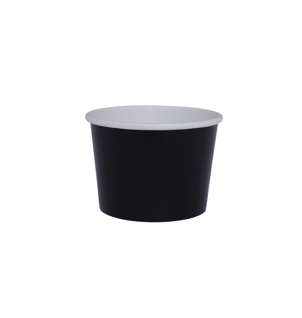 FS Paper Gelato Cup Black 10pk