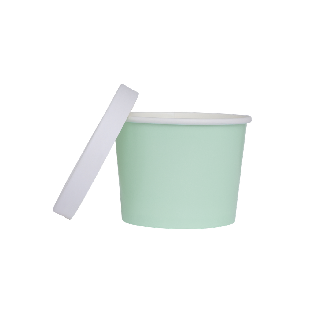 FS Paper Luxe Tub w/ Lid Mint Green 5pk