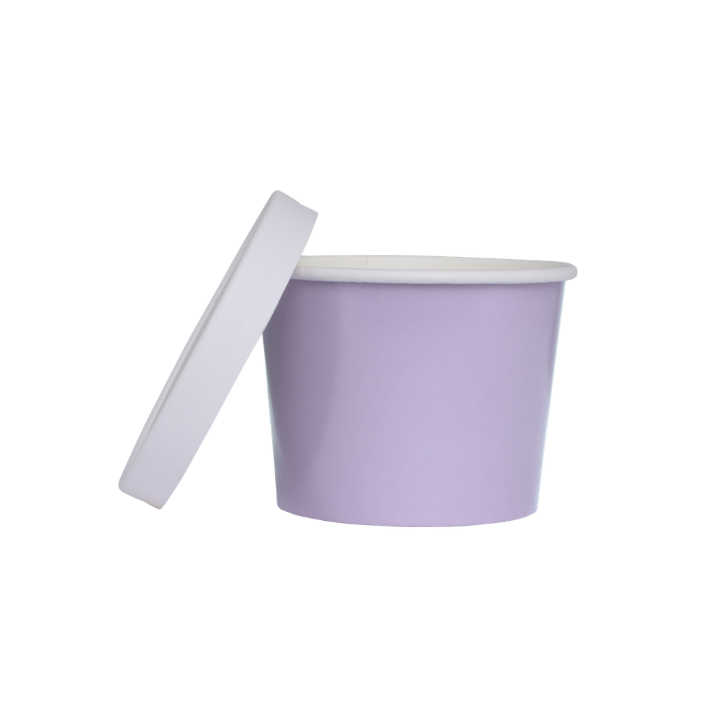 FS Paper Luxe Tub w/ Lid Pastel Lilac 5pk