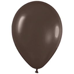 [700178] Matte Chocolate 30cm Round Balloon 18pk