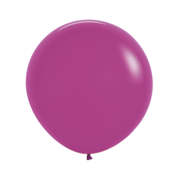 [7062056] Matte Purple Orchid  60cm Round Balloon 2pk