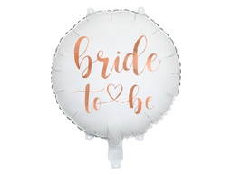 [26139] PD Foil Balloon Bride to be White 45cm