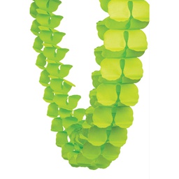 [5215LG] FS  Honeycomb Garland Lime Green 4m 1 pk