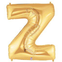 [2515927ZG] Megaloon Z Gold Foil Balloon 40&quot; 1pk