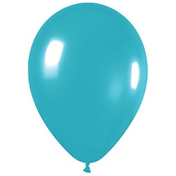 [700038] Matte Caribbean Blue 30cm Round Balloon 18pk