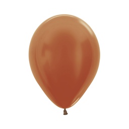 [5061573] Metallic Copper 30cm Round Balloon 100pk (D)