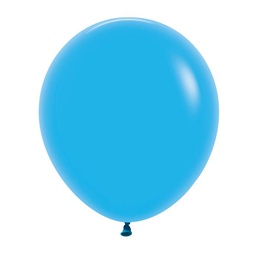 [7042040] Matte Blue 45cm Round Balloons 6pk