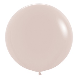 [5062071] Fashion White Sand 60cm Round Balloons 10pk