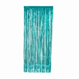 [5350CT] FS Metallic Curtains 90x 200cm - Classic Turquoise