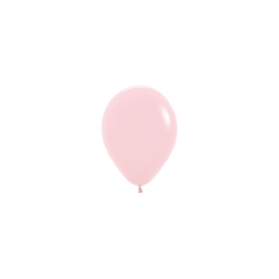 [7031609] Matte Pastel Pink 12cm Round Balloon 20pk
