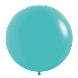 [7062037] Matte Aquamarine 60cm Round Balloons 2pk