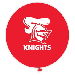 [NRL207] Knights Printed 90cm Jumbo Balloons 1pk