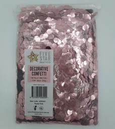 [400060] FS Round Foil Confetti Pastel Pink 250g /1cm
