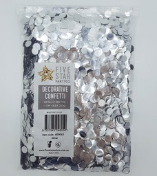 [400065] FS Round Foil Confetti Silver 250g/1cm