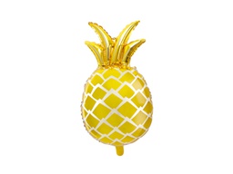 [2613019] PD Foil Balloon Gold Pineapple 1pkt 38x63CM 