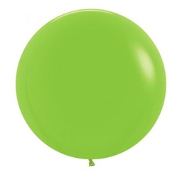[7062031] Matte Lime Green 60cm Round Balloons 2pk
