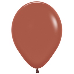 [700072] Matte Terracotta 30cm Round Balloon 18pk