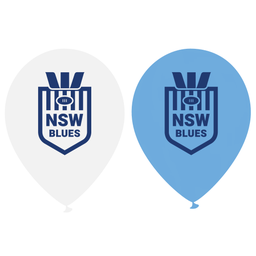 [NRL116] State of Origin NSW Printed 30cm Balloons 50pk