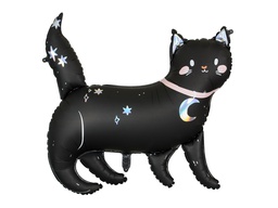 [26151] PD Foil Balloon Black Cat Holographic 1pkt 81x80cm