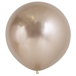 [7062971] Reflex Champagne 60cm Round Balloon 2pk