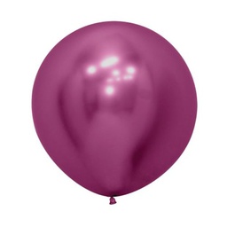 [7062912] Reflex Fuchsia 60cm Round Balloon 2pk