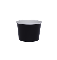 [6237BKP] FS Paper Gelato Cup Black 10pk