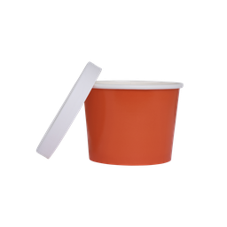 [6236CHP] FS Paper Luxe Tub w/ Lid Cherry 5pk
