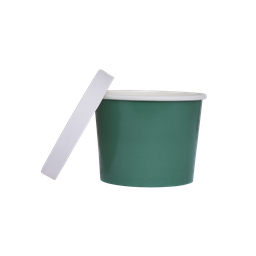 [6236SGP] FS Paper Luxe Tub w/ Lid Sage Green 5pk