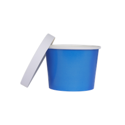 [6236SBP] FS Paper Luxe Tub w/ Lid Sky Blue 5pk