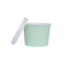 [6236MTP] FS Paper Luxe Tub w/ Lid Mint Green 5pk