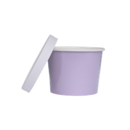 [6236PLIP] FS Paper Luxe Tub w/ Lid Pastel Lilac 5pk