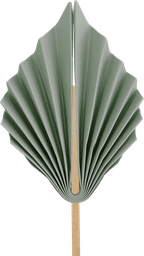 [5219EUP] FS Paper Palm Leaf 15cm Eucalyptus 2pk