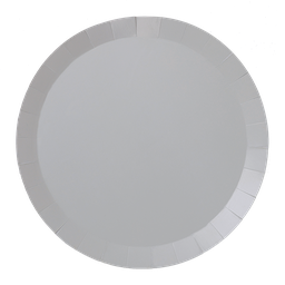 [6190CGP] FS Paper Round Banquet Plate 10.5&quot; Cool Grey 20pk 