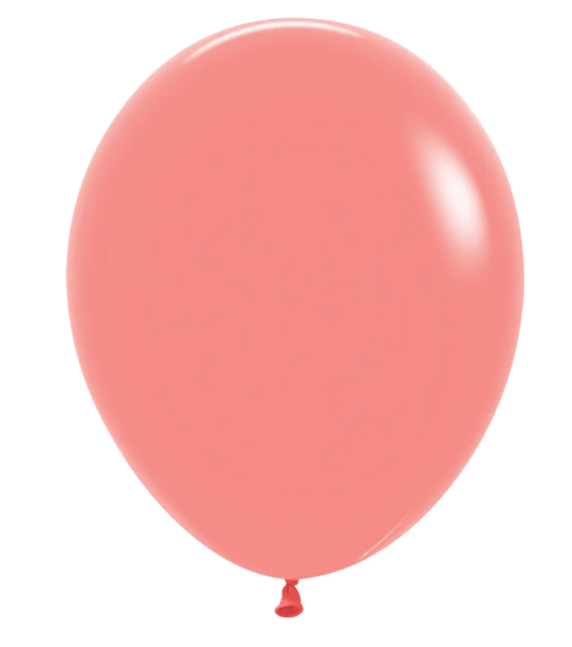 Fashion Tropical Coral 45cm Round Balloon Pk50