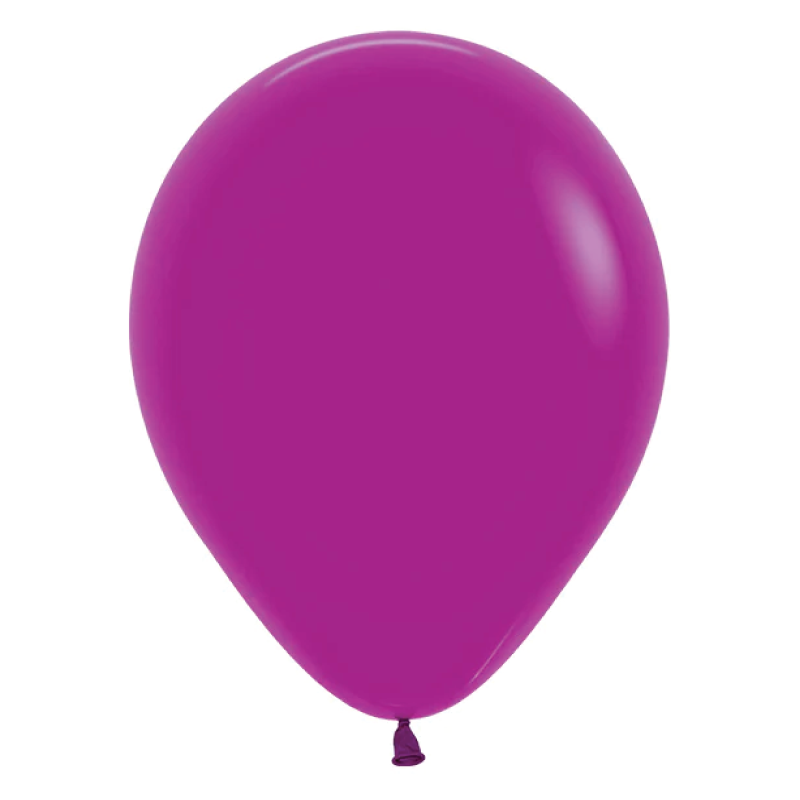 Matte Purple Orchid 30cm Round Balloon Pk18