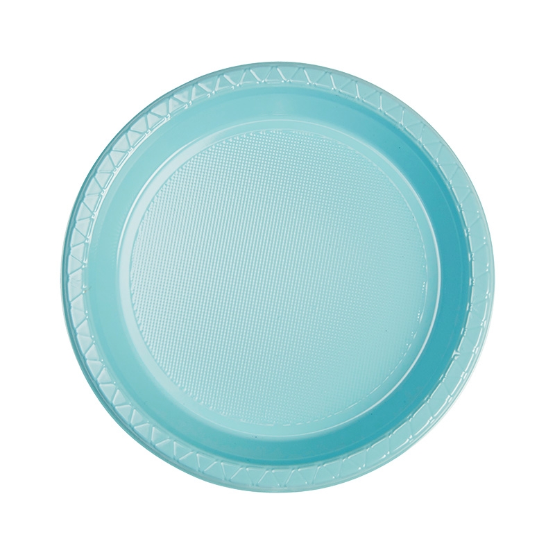 FS Round Snack Plate 7&quot; Pastel Blue 20pk
