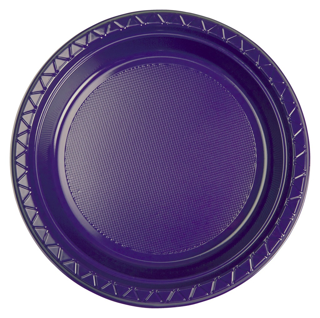 FS Round Dinner Plate 9&quot; Purple 20pk