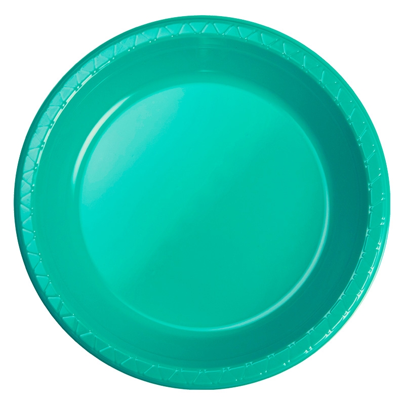 FS Round Banquet Plate 10.5 Classic Turquoise 20pk&quot;
