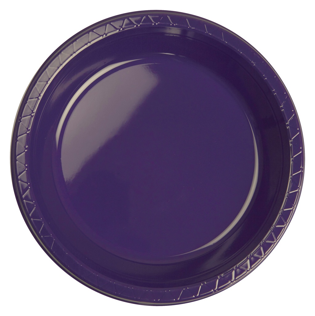FS Round Banquet Plate 10.5 Purple 20pk&quot;