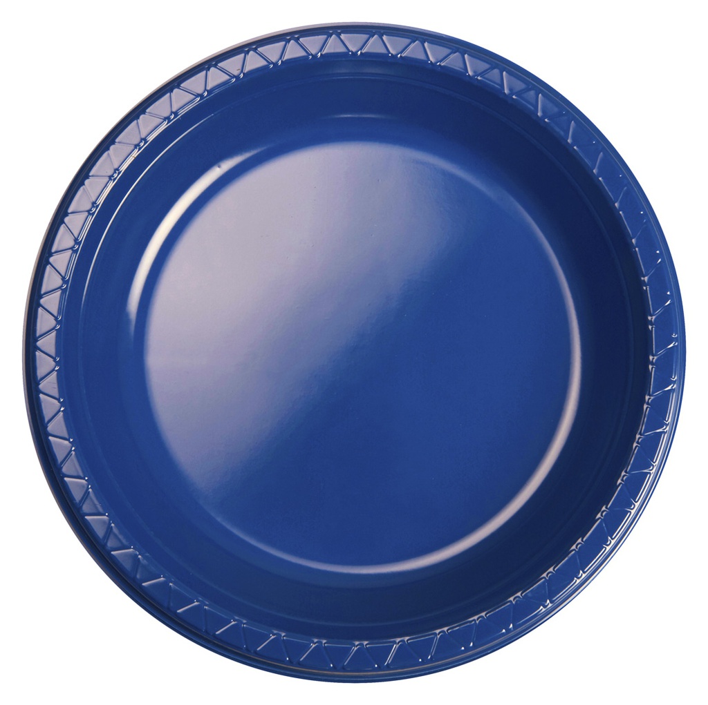 FS Round Banquet Plate 10.5 True Blue 20pk&quot;