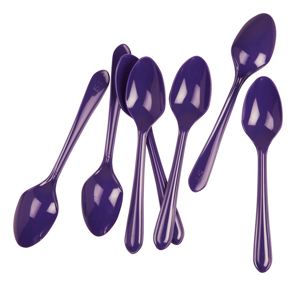 FS Dessert Spoon Purple 20pk