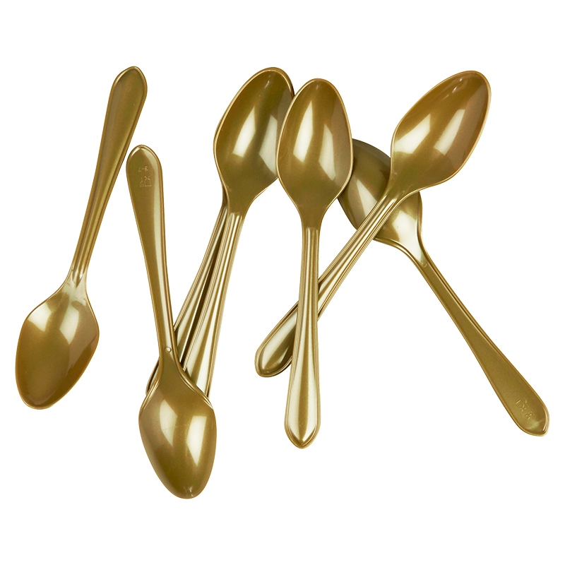 FS Dessert Spoon Metallic Gold 20pk
