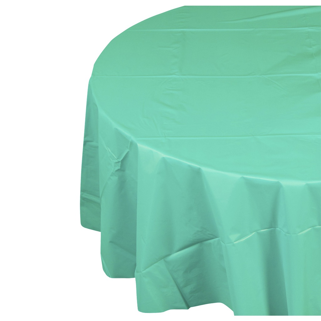 FS Round Tablecover 2.1m Classic Turquoise 1pk