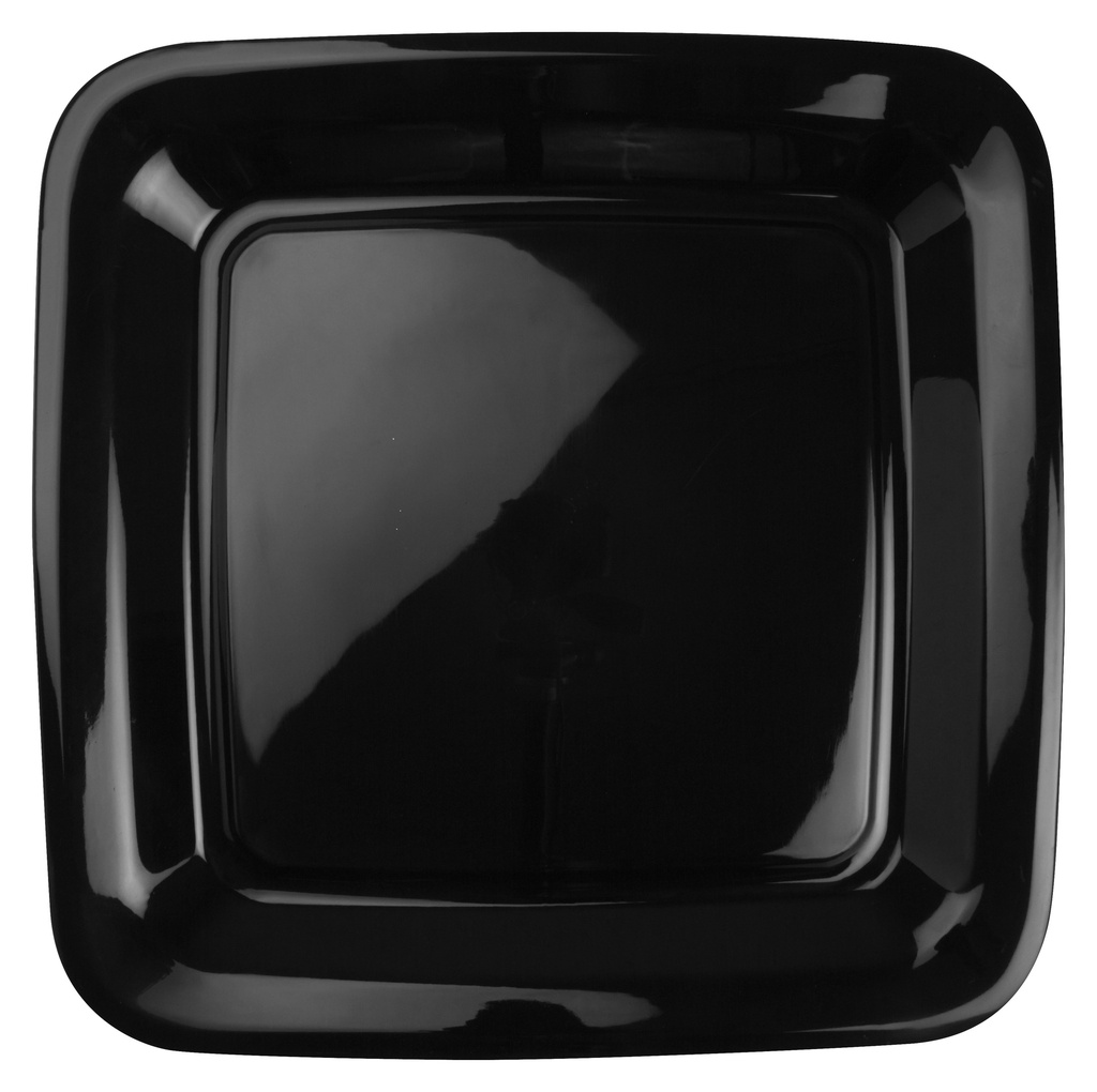 FS Square Platter 40cm Black 1pc