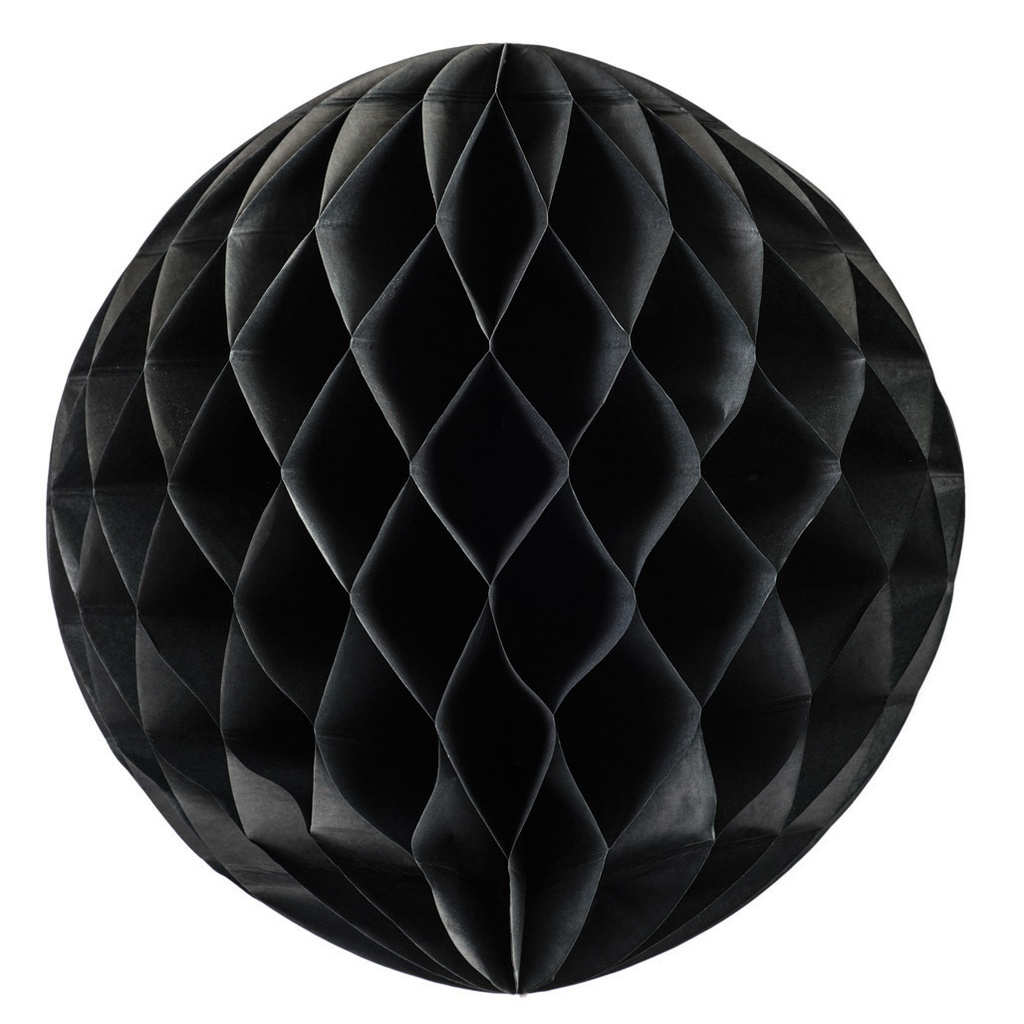 FS  Honeycomb Ball Black  35cm 1 pk (D)