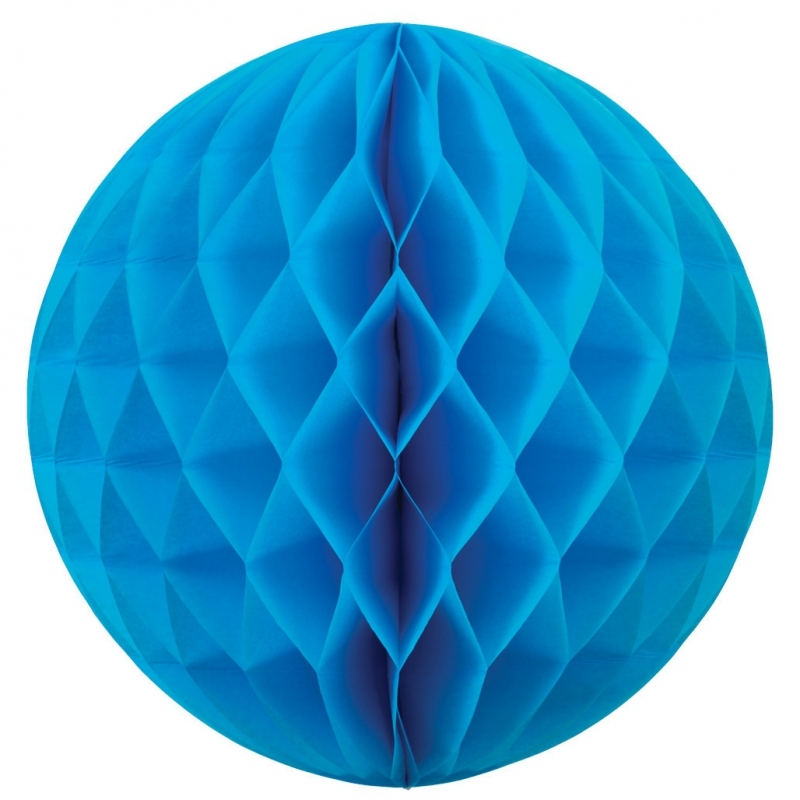 FS  Honeycomb Ball Electric Blue  35cm 1 pk (D)