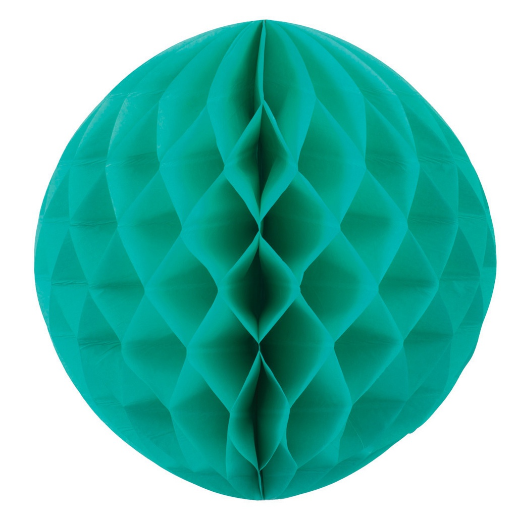 FS  Honeycomb Ball Classic Turquoise  35cm 1 pk (D)