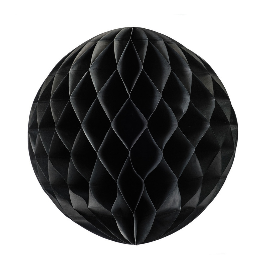 FS  Honeycomb Ball Black  25cm 1 pk (D)