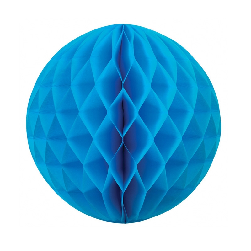 FS  Honeycomb Ball Electric Blue  25cm 1 pk (D)